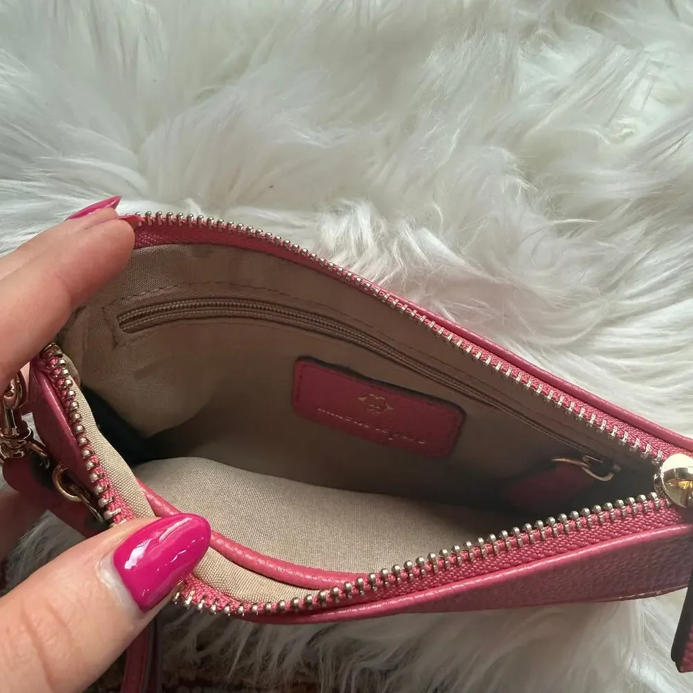Nanette Lepore Designer Leather Wristlet/Clutch Bag